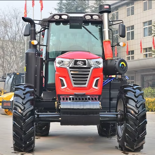 New 200HP 4WD Wheel Farm Tractor Mini Agricultural Equipment with Weichai Engine Gearbox Motor Pump 200HP Rated Power
