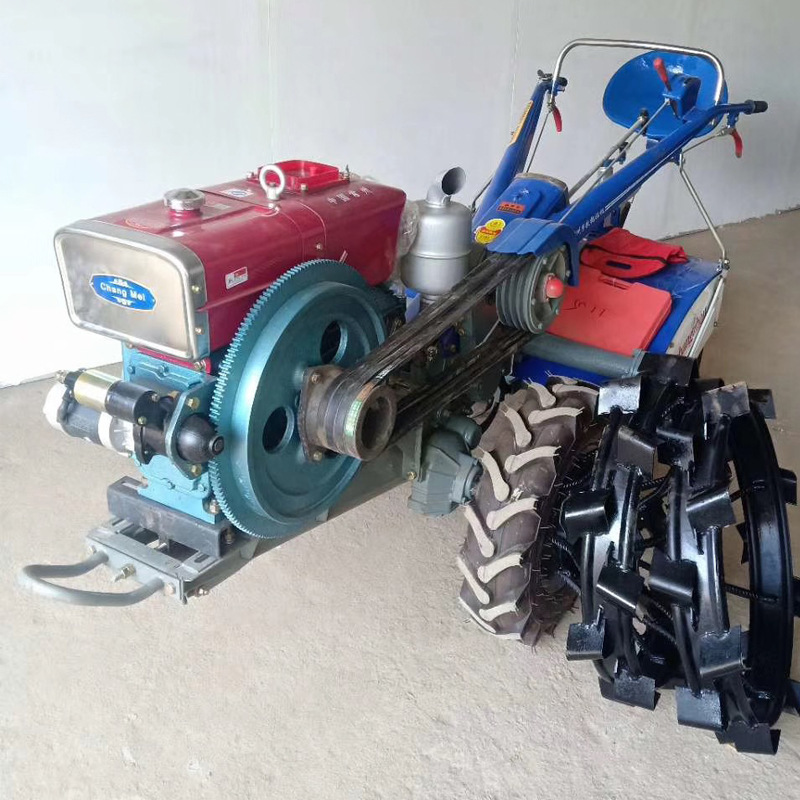 Factory Supply Cheap Price Power Tiller Agricultural diesel Engine Plough Walking Tractor for Sale