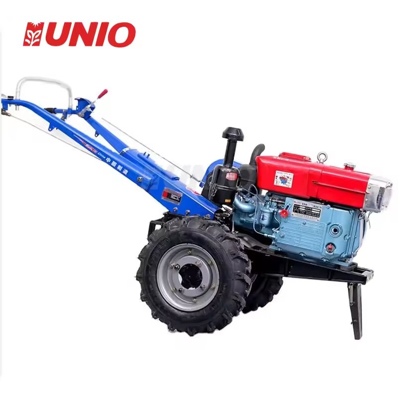 Professional double disc plough for walking tractor motocultivator motocultors 101 with steering wheel