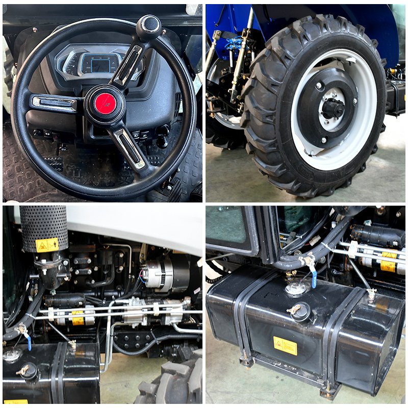 High Efficiency Compact Farm Tractor Multi-Purpose 4WD Mini Tractor for Agriculture Used Condition Hot Sale! Free Shipping