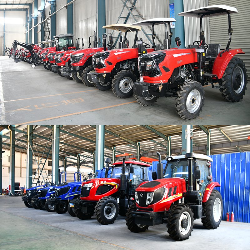 High Efficiency Compact Farm Tractor Multi-Purpose 4WD Mini Tractor for Agriculture Used Condition Hot Sale! Free Shipping