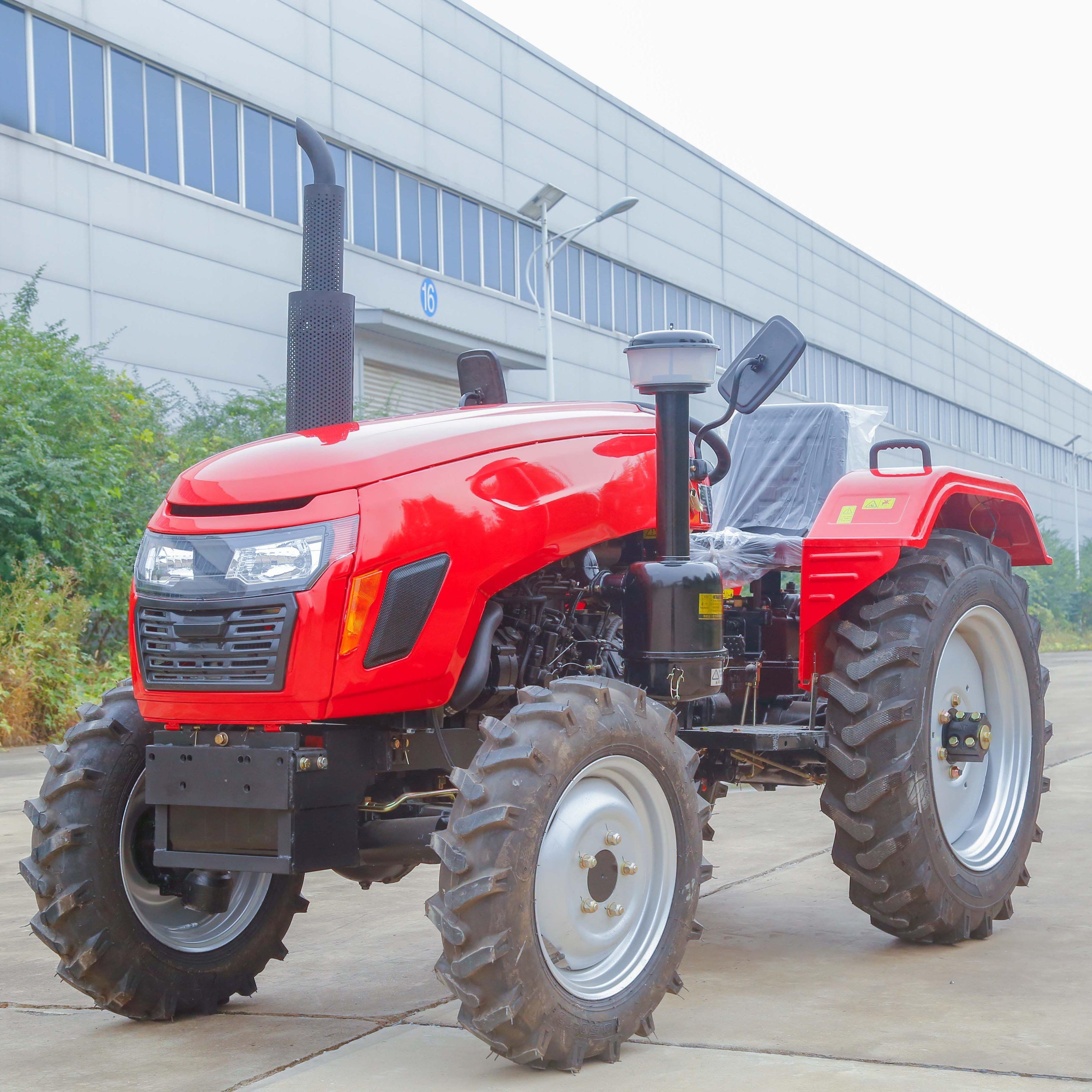 Wholesale Four Wheel 4x4 Compact Mini Farm Garden Tractors with Mower