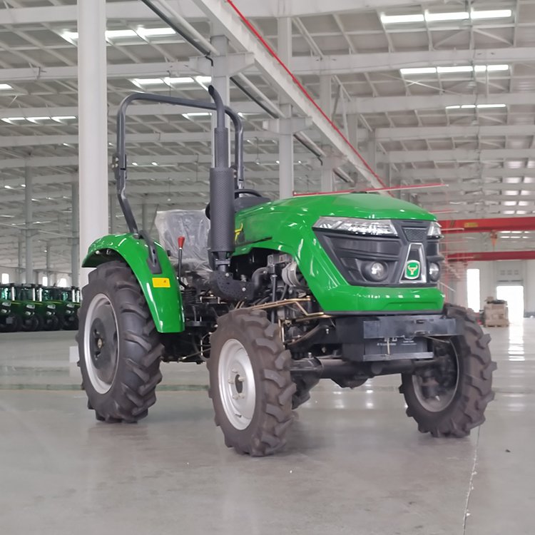 2022 Hot Sale Mini 80 HP Tractors with Front Loader Backhoe Four in One Bucket