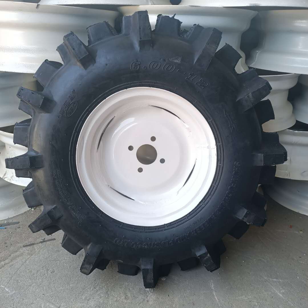 6.00-12 Agricultural Tractor Tires 7.50-16/6.00-12 Paddy Field High-flower Tires Can Be Reinforced with Steel Ring