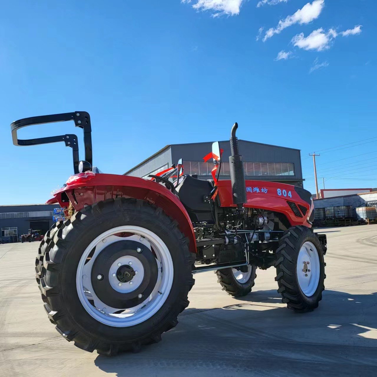 China Factory Supply Agricultural F ErmUsed Mini Tractor With Front End Loader and Backhoe From