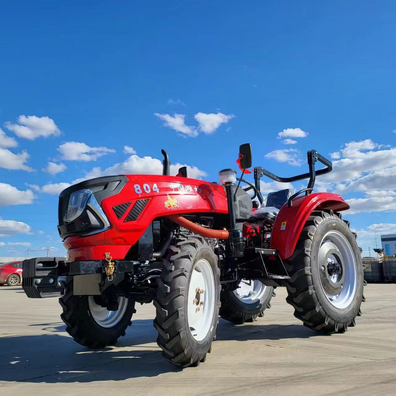 China Factory Supply Agricultural F ErmUsed Mini Tractor With Front End Loader and Backhoe From