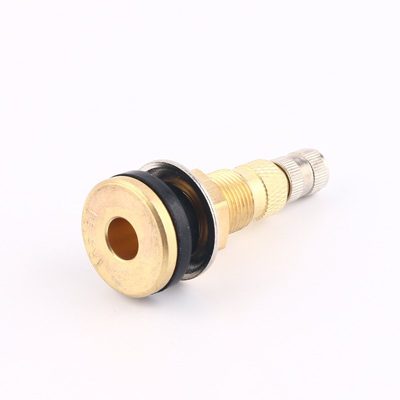 Heavy Duty Brass TR618A Air-Liquid Tire Valve Agricultural Clamp-in Tubeless for Tractor Tires Auto Parts