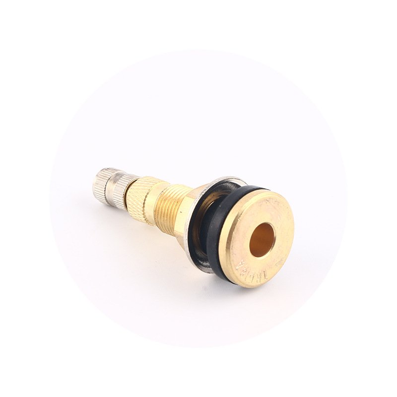 Heavy Duty Brass TR618A Air-Liquid Tire Valve Agricultural Clamp-in Tubeless for Tractor Tires Auto Parts