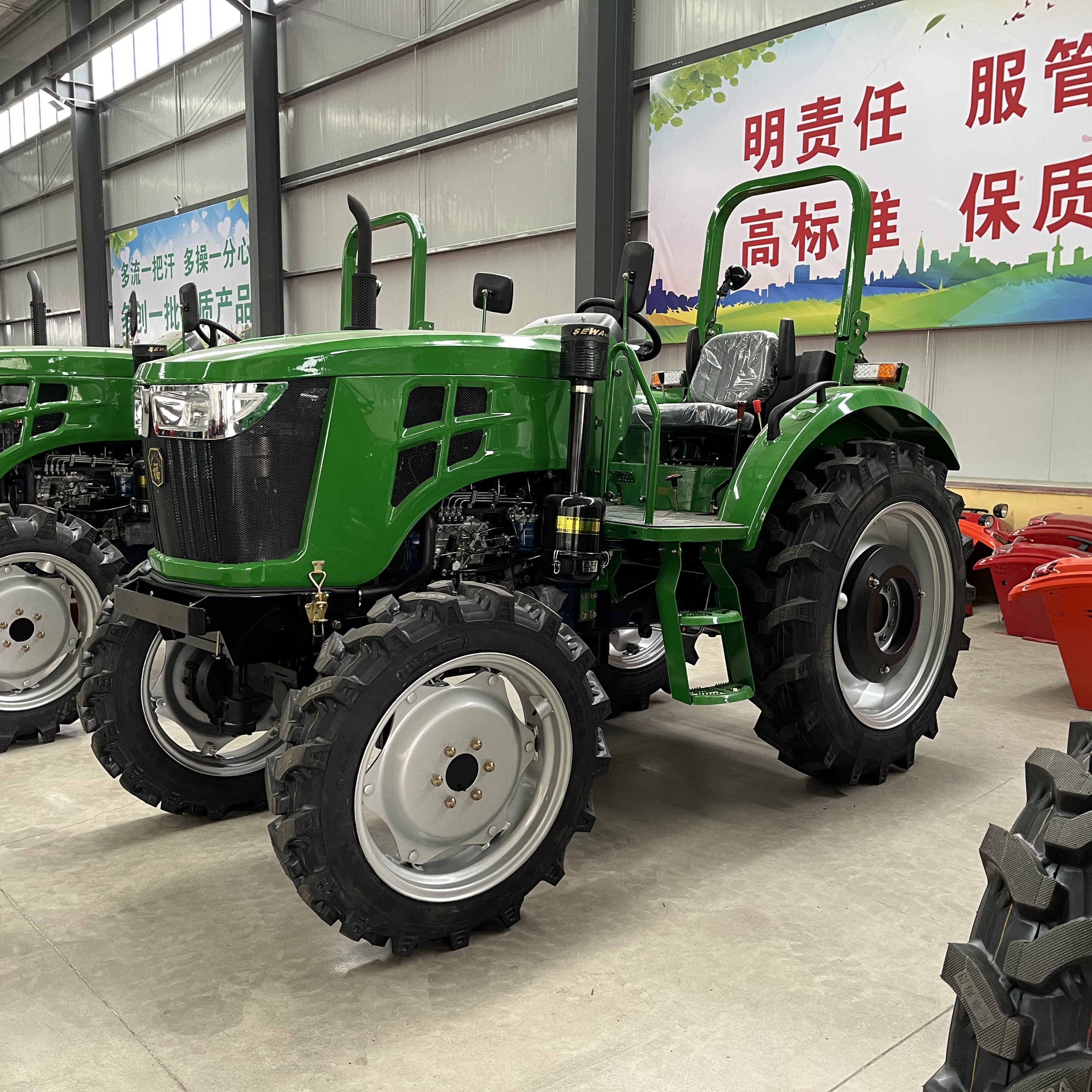 Guaranteed Quality Proper Price Agricultural Farming Equipment 60 HP Tractor With Hydraulic Steering and Engine