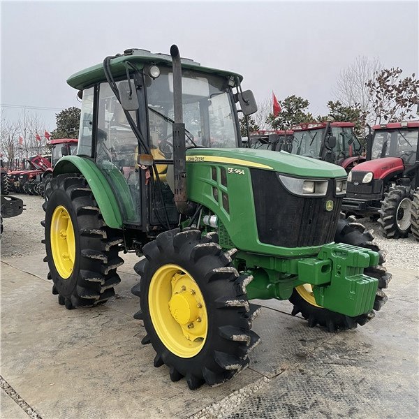 Second Hand Tractors John 5e-954 Deere 95HP for Sale Cheap Farm Tractors Agricultural Machinery From China