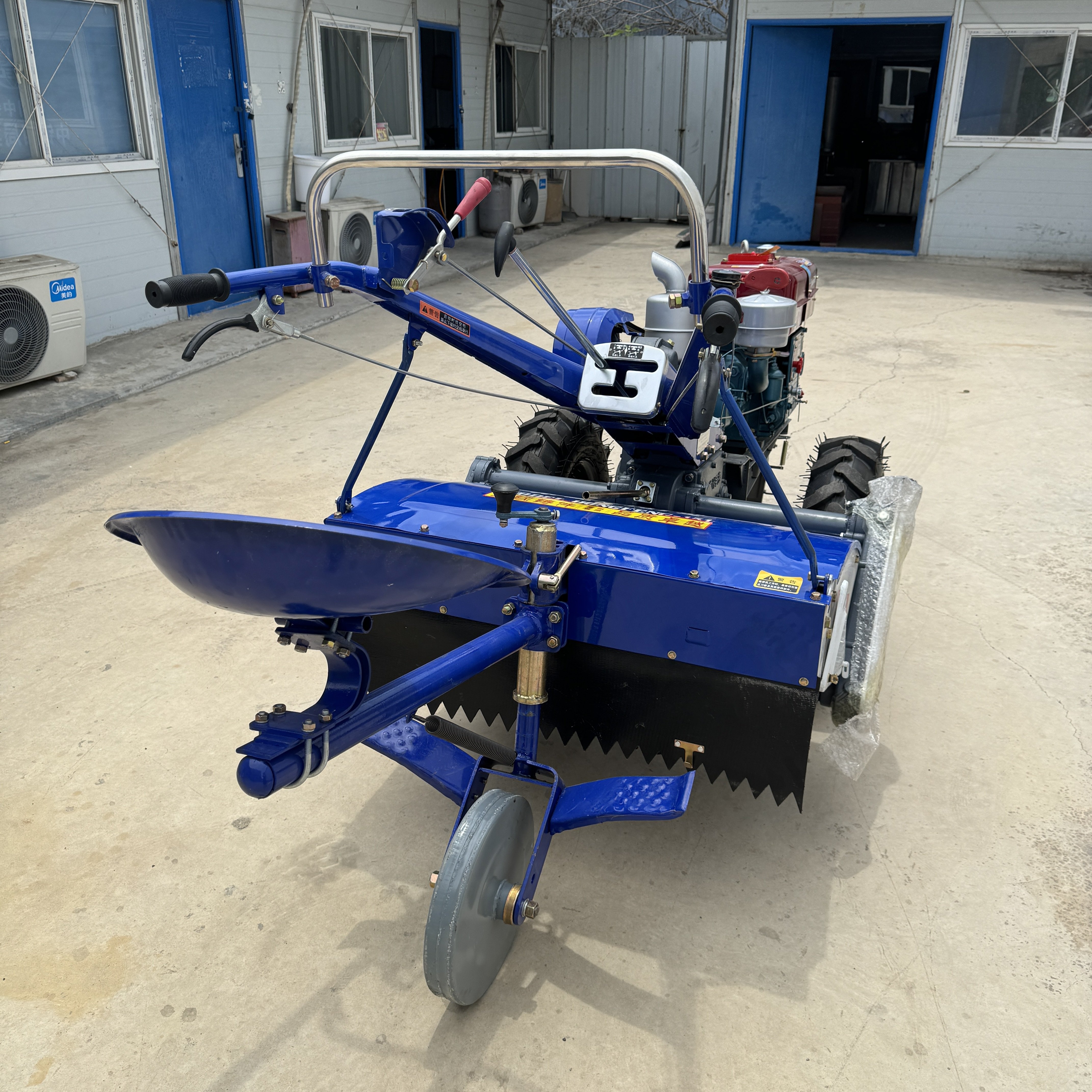 Best Selling China 151 15HP 18HP 20HP Diesel Engine Two Wheel Hand Walking Tractor for Agricultural Cultivator