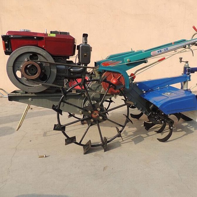 Agricultural Hand Power Tiller Walking Tractor 18hp 20hp Two Wheel Mini Walking Tractor