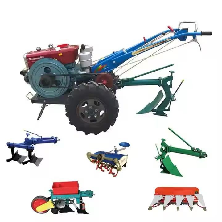 Two Wheel Mini Farm Tractor Multi-Purpose Two Wheel Definition Farm Hand Mini Walking Tractor
