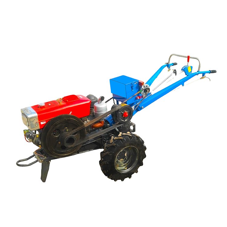 15hp 18hp 20hp 25hp Small Walking Tracteur diesel 2wd Mini Walk Behind Tractor With Single Plow