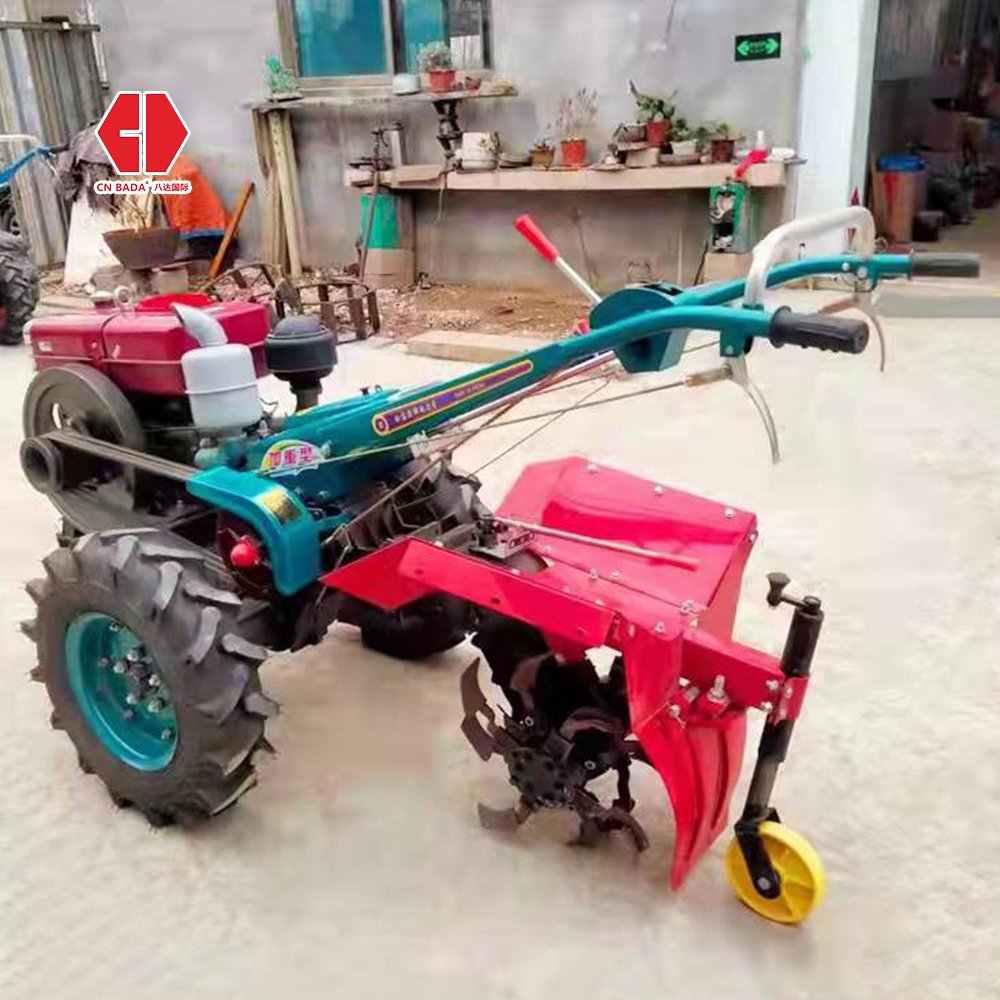 Agricultural Equipment Small Walking Tracteur Small diesel Engine Agriculture 2 Wheel Mini Tractor Machine