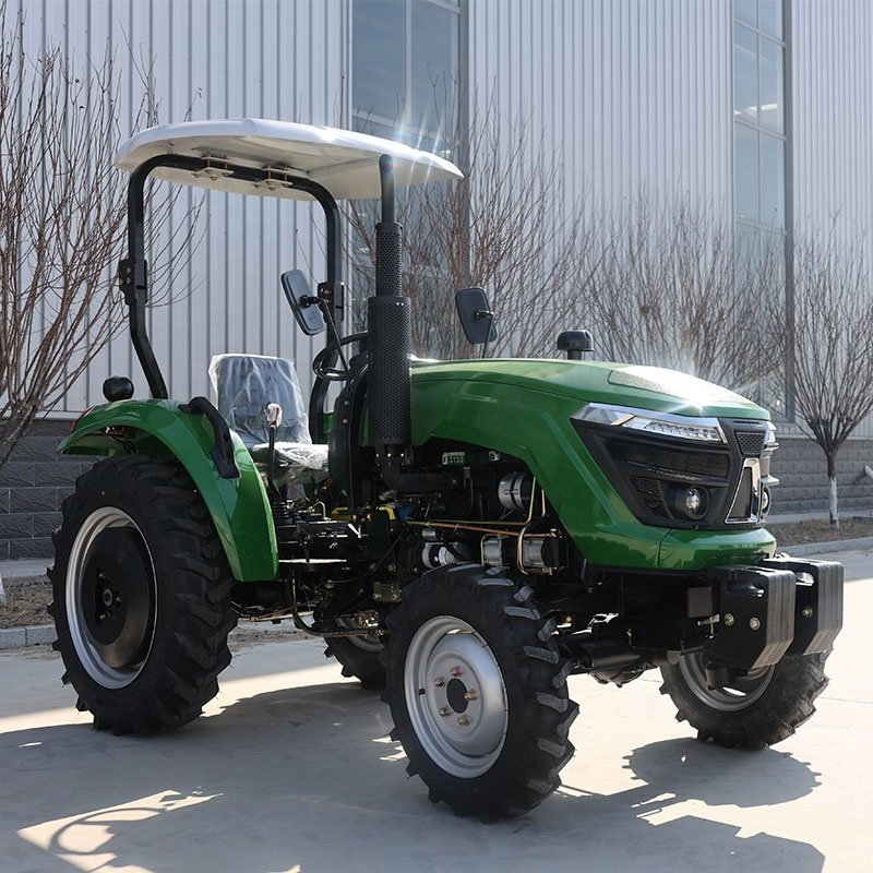 QILU 4wd 4x4 50hp Mini Farm Tractors Used Kubota Agriculture Farm Machinery Cheap Farm Use
