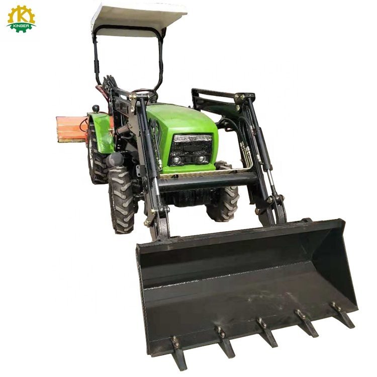 Agricultural Tractor With Front End Loader and Backhoe Tractor Implements Price