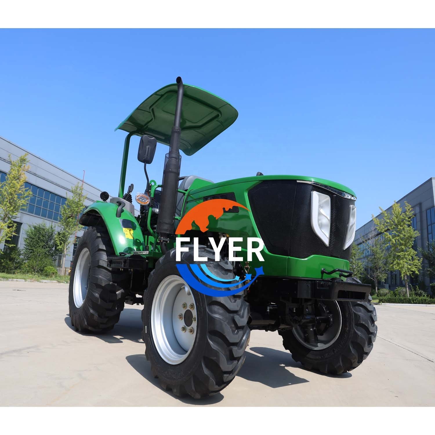 4WD 60HP Small Chassis Farm Machine Agricultural Tractor with Shadow or Cabin for Sale