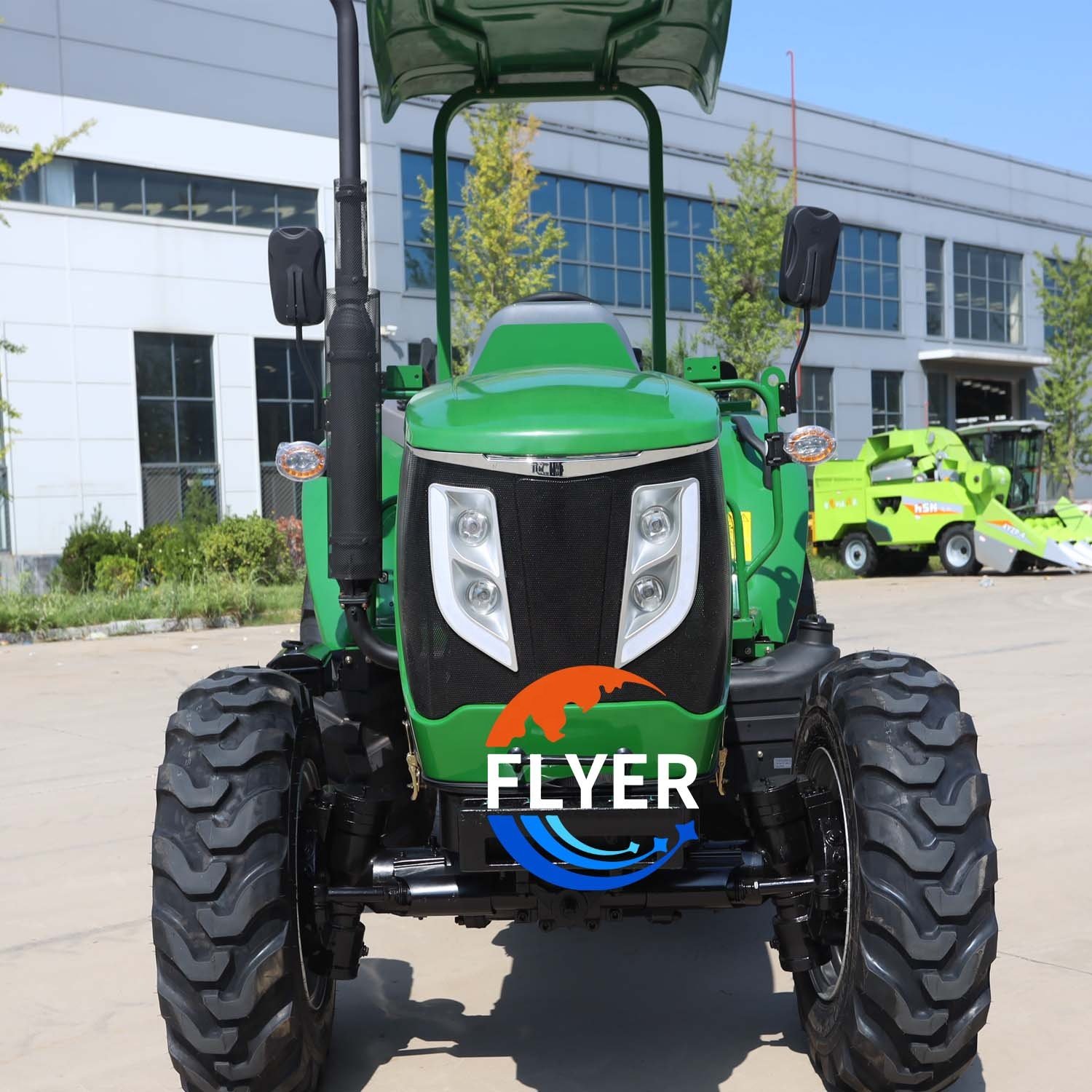 4WD 60HP Small Chassis Farm Machine Agricultural Tractor with Shadow or Cabin for Sale