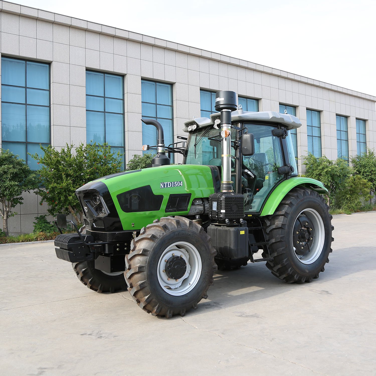150hp 4x4 AC Cabin Wheel Tractor Double Speed PTO Trator Hydraulic System diesel Engine Tractor