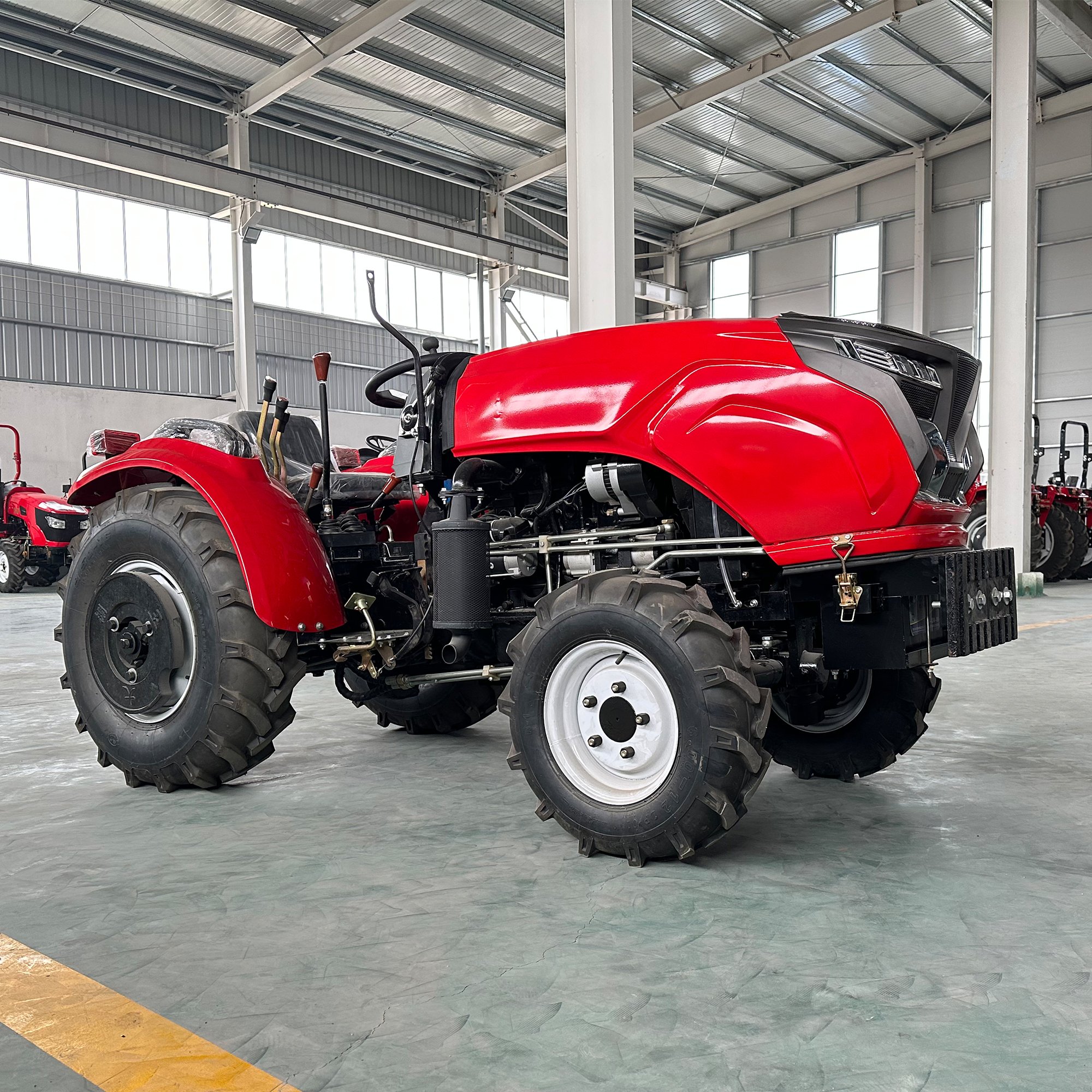 China Agriculture Equipment Small Tracteur Mini 4wd 50hp -100hp Agricultural 4x4 Farm Tractor
