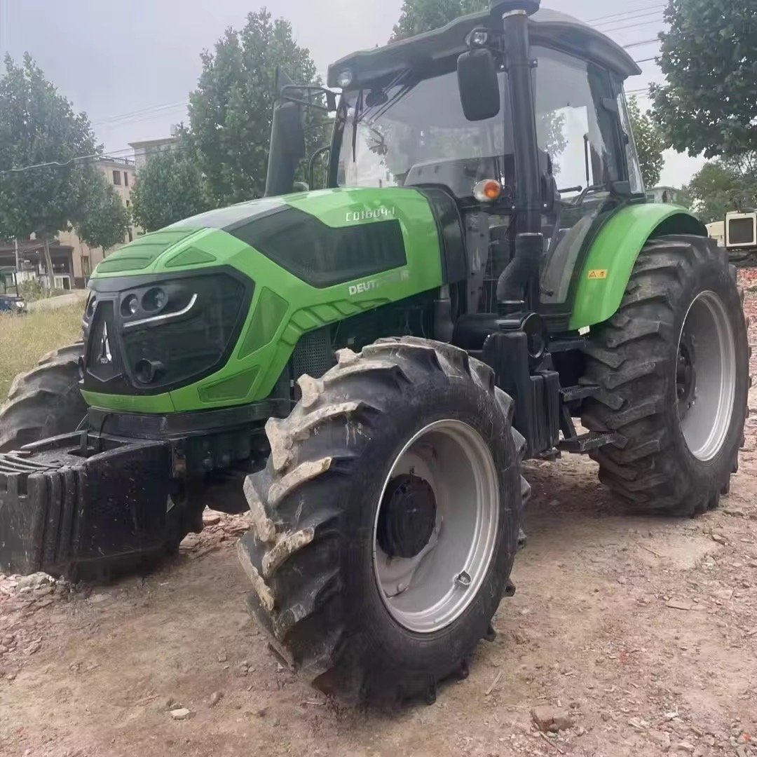 Buy Affordable DEUTZ FAHR 80hp 100hp 120hp 4wd Wheel drive Farming Machinery Agricultural Tractors with attachments for sale