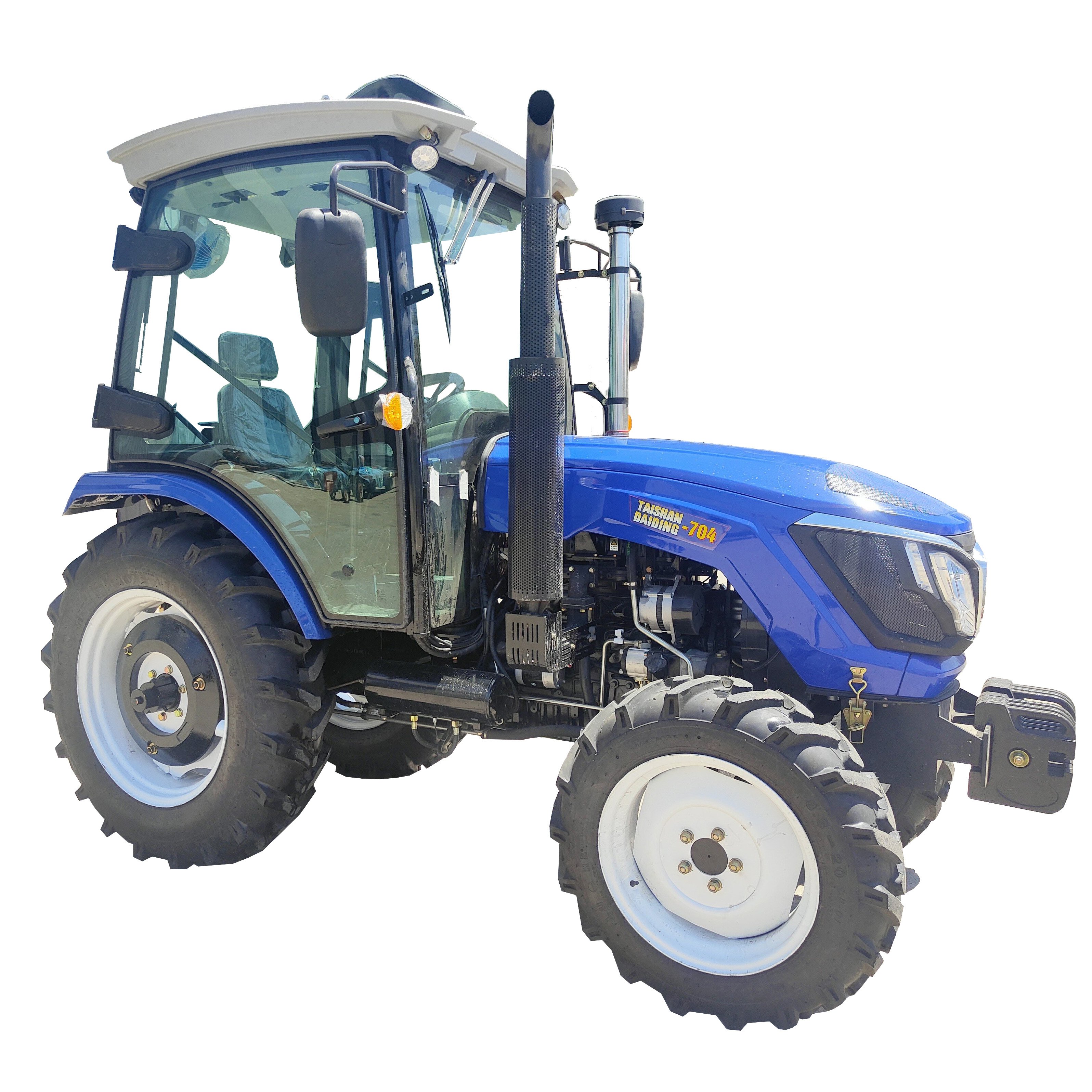 Best Quality 50hp 60hp 70hp 4WD Farm Tractor Sale Mini 4x4 Agriculture Wheel Tractor with Ac Cabin