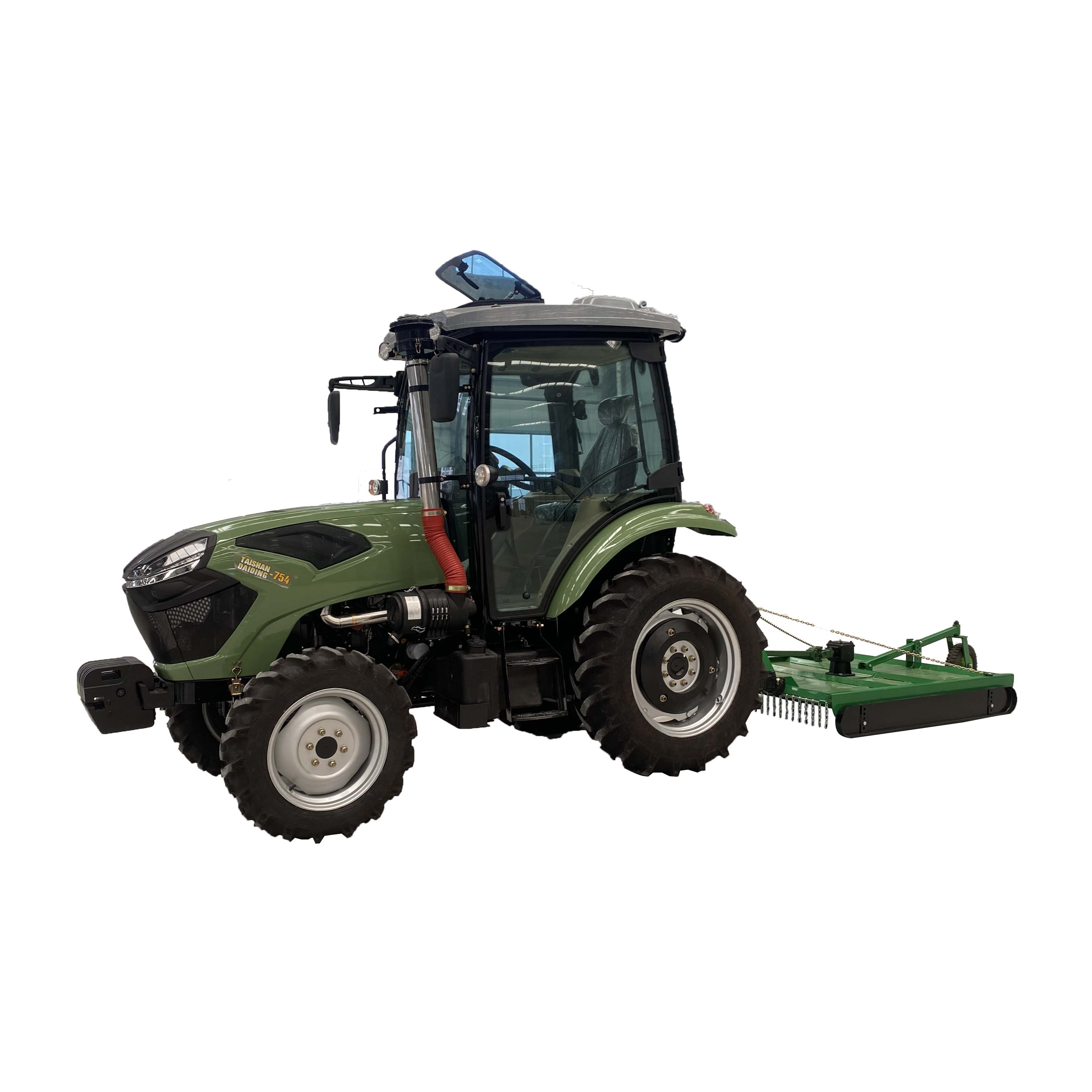 Best Quality 50hp 60hp 70hp 4WD Farm Tractor Sale Mini 4x4 Agriculture Wheel Tractor with Ac Cabin