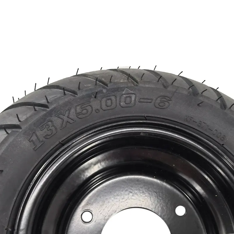 6 Inch Rim 13x5.00-6 Tire and Rim Wheel for Garden Tractor Rider Mower Car Accessories Beach Wheel
