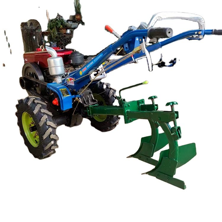 Two Wheel Mini Farm Tractor Multi-purpose Two Wheel Farm Hand Mini Walking Tractor Diesel Power Tiller