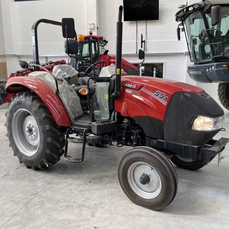 Case IH Tractor 55A Multifunctional Small Mini Farm Tractor Cylinder Training Engine Powerful 75HP 4WD Agricultural Tractor