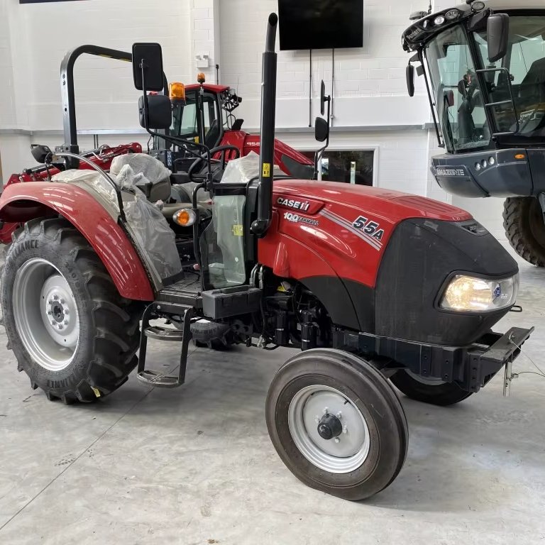Case IH Tractor 55A Multifunctional Small Mini Farm Tractor Cylinder Training Engine Powerful 75HP 4WD Agricultural Tractor