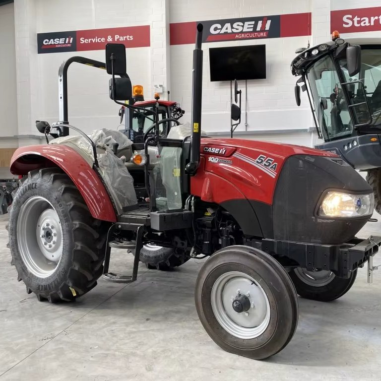 Case IH Tractor 55A Multifunctional Small Mini Farm Tractor Cylinder Training Engine Powerful 75HP 4WD Agricultural Tractor