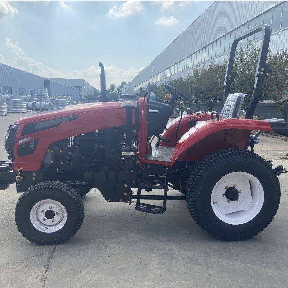 Hot Selling Lawn Tractor Mini Front End Loader Four Wheel Garden Tractors Farm Tractor 4wd 50hp With Turf Tires