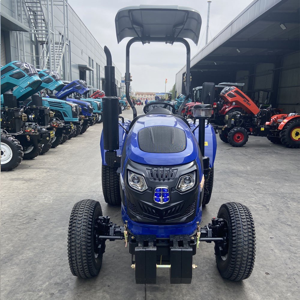 Hot Selling Lawn Tractor Mini Front End Loader Four Wheel Garden Tractors Farm Tractor 4wd 50hp With Turf Tires