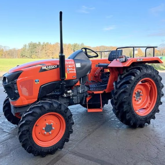 2022 Kubota MU4501 4WD Used Wheel Tractor 45hp 34 kW Motor Power Core Include Pump Gear Gearbox Bearing Farming Agriculture