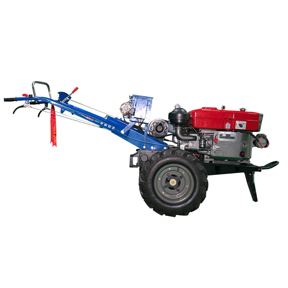 China Multifunctional Farm Cultivator Mini Two Wheel 8hp diesel Walk-behind Tiller Tractor
