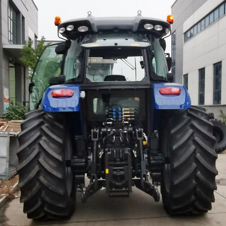 CHINA JIULIN Heavy Duty Farm Tractor 210 HP 220 HP 230 HP 4WD Farming Wheel Tractor with Front Loader and Backhoe Price for Sale