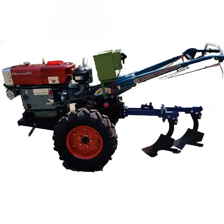 Agricultural Walking Tractor High and Low Speed Two-wheel Drive Rotary Tiller 10 Horsepower Wet and Dry Dual-purpose Handcart