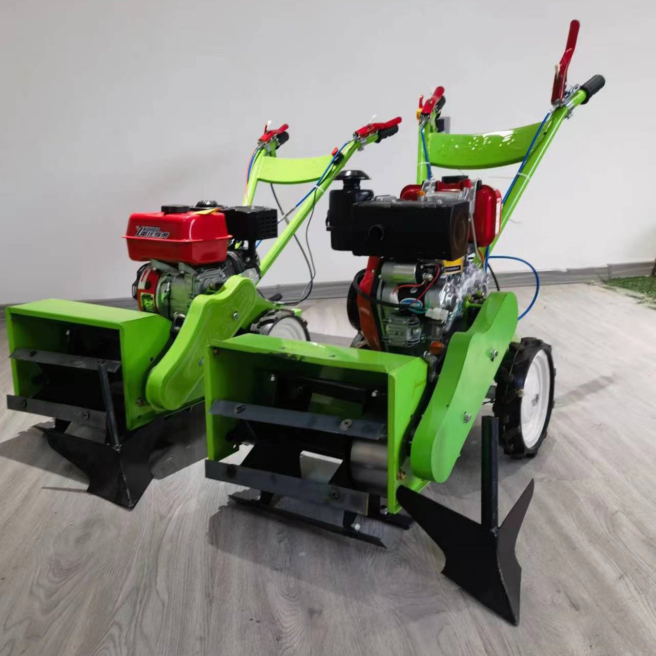 Mini 12hp 18hp 15hp 20hp Agricultural Two-Wheel Tractor Hand Walking Lawn Mower Scarifier Machine Core Components Motor Pump