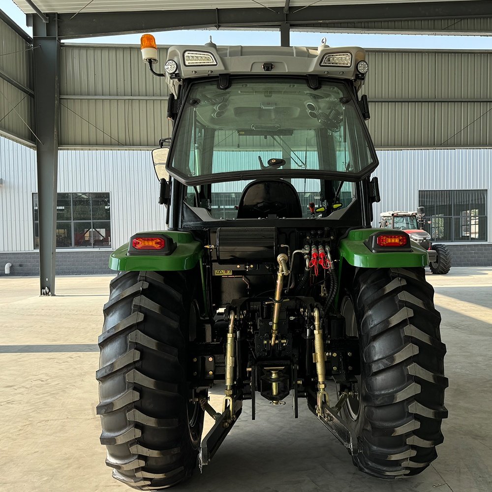 QILU 4WD Agricultural Tractor Equipment 70HP 90HP 100HP Farm Tractor With Front Loader for Farming and Hauling