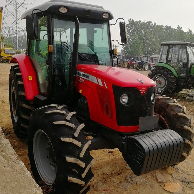 Used/second Hand Farm Wheel Tractors Massey Ferguson Mf1004 100hp 4x4wd with Small Mini Compact Agricultural Equipment Machinery