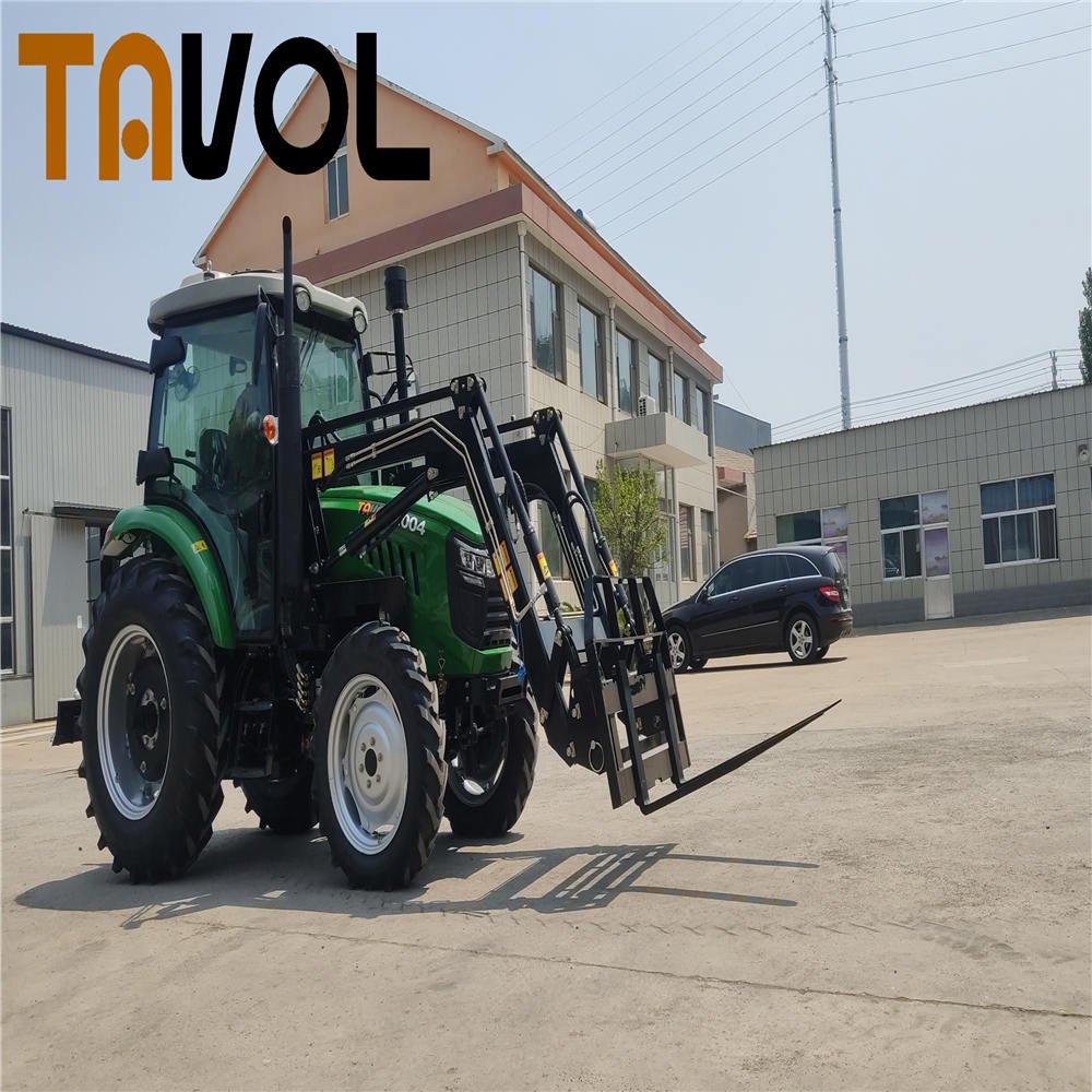 Farming Machine 80hp 90hp 4x4 Electric Starter Tractor Agricultural Attachments Farm Tractors for Sale