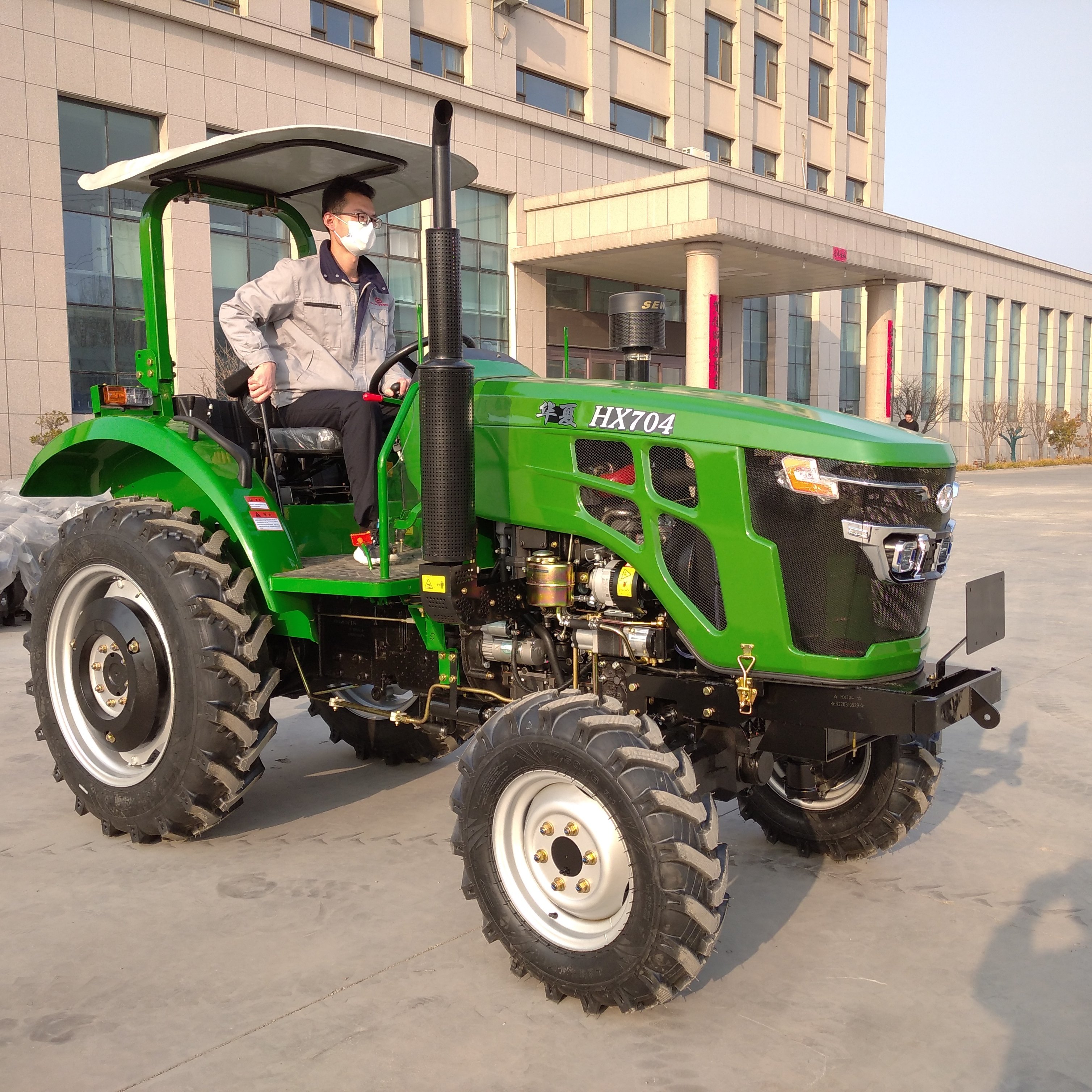 4x4 70hp Big Chassis Tractor Agricola Traktor for Agriculture Big Chassis Farm Trator