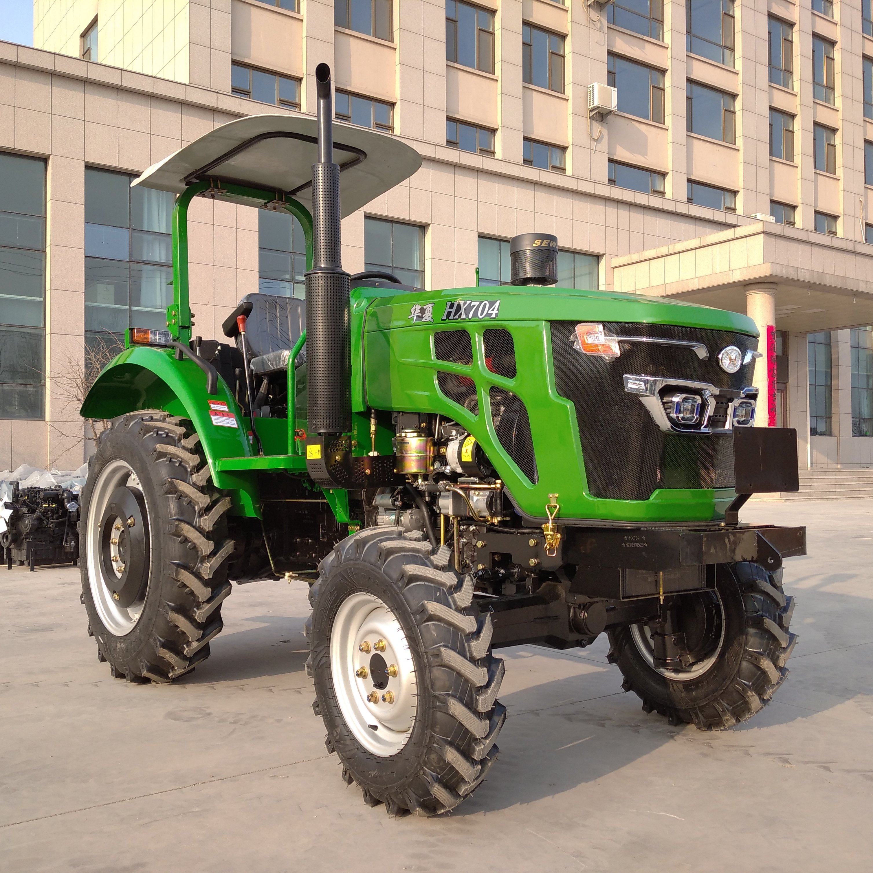 4x4 70hp Big Chassis Tractor Agricola Traktor for Agriculture Big Chassis Farm Trator