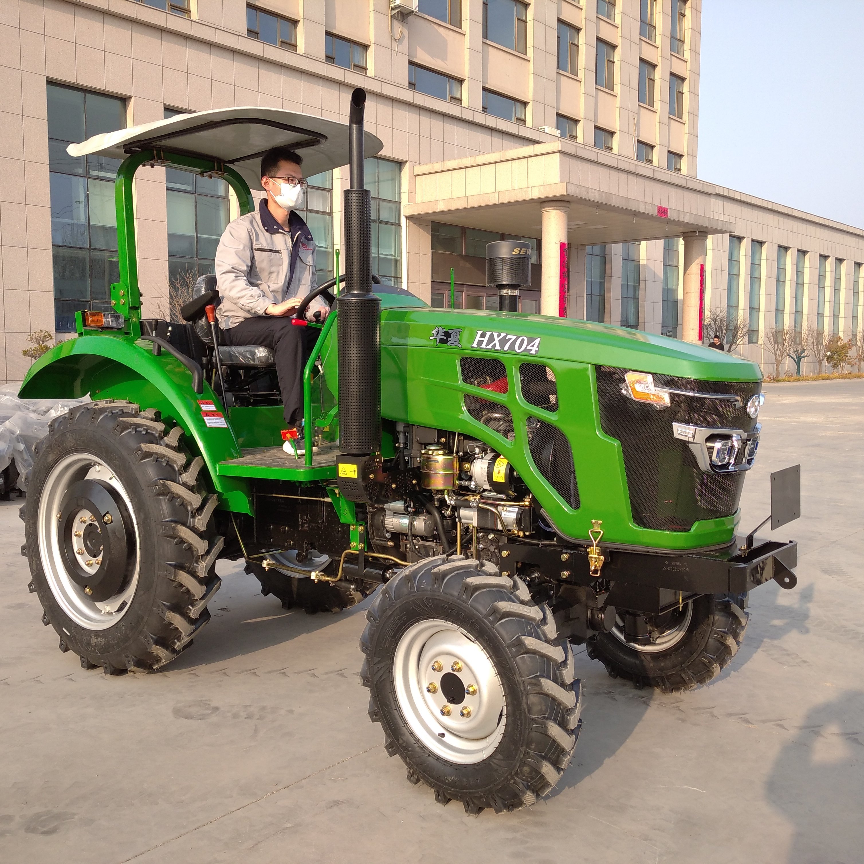 4x4 70hp Big Chassis Tractor Agricola Traktor for Agriculture Big Chassis Farm Trator