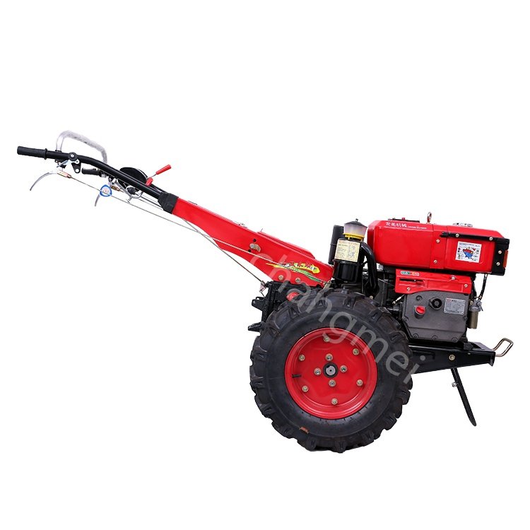 Cheap 2 Wheel Farm Hand Tractor with Rotary Tiller 10hp Walking Tractor