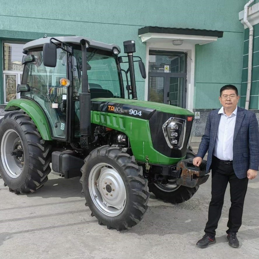 TAVOL Euro 5 Engine Wheeled Farm Tractor 4*4 Tractors 70hp 80hp 90hp 100hp Mini Tractors for Agriculture