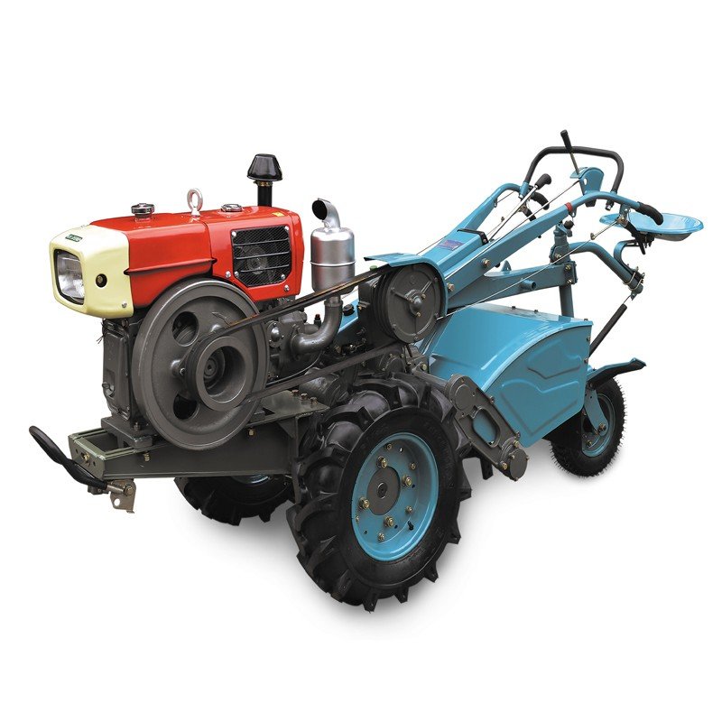 Agricultural Machinery Equipment diesel Cultivator Motocultor Two Wheel Gasoline Power Mini Tiller 12 hp Walking Tractor