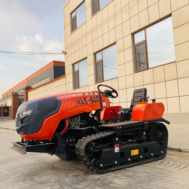 Mini Crawler Tractor 35/50/80hp Agricultural Machinery Bulldozer Equipment Mini Crawler Cultivator for Paddy Fields/dry Fields